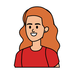 Obraz premium elegant businesswoman avatar character vector illustration