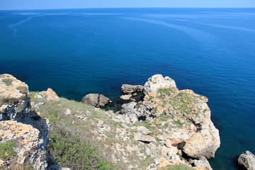 Rocky shores on Kamen Bryag, Bulgaria