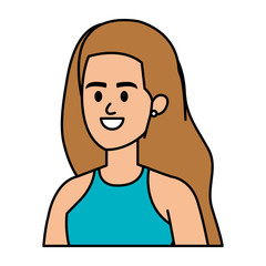 Obraz premium elegant businesswoman avatar character vector illustration