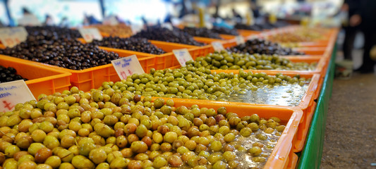 Delicious View of Vegetable Olive Food