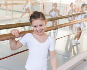 Fototapeta na wymiar classes in classical ballet school