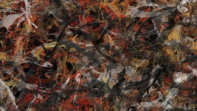 Very Nice Abstract Colorful Vibrant Swirling Colors Explosion Paint Blast Texture Background Video.Jackson Pollock.