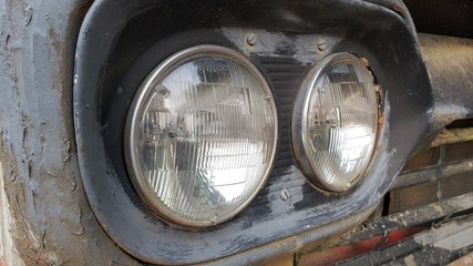 farol de carro antigo, camionete, farolete, luz, lâmpada