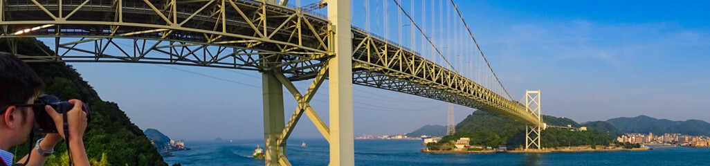 bridge over the strait 