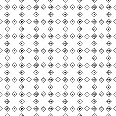 Seamless vector pattern, black and white symmetric geometric ethnic background Print for decor, wallpaper, packaging, wrapping, fabric. graphic design. Doodle style illystration