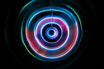 Sound waves in the dark in full color