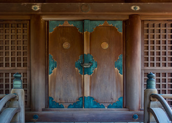 old wooden door