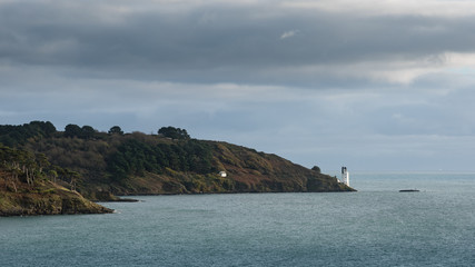 Fototapeta na wymiar St Mawes headland Cornwall