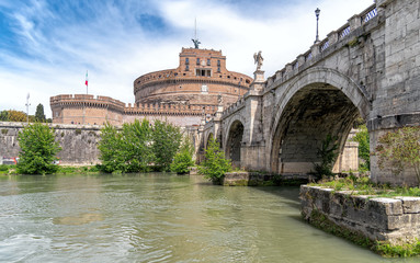 Sant'Angelo castel - Tevere river - Rome - Italy