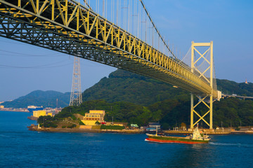 Long steel bridge 