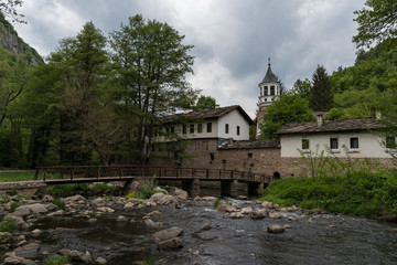 Fototapeta na wymiar Nineteenth century Dryanovo.Monastery St. Archangel Michael, Gabrovo region, Bulgaria