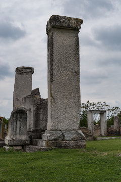 Nikopolis ad Istrum -Ruins of old Rome town in Bulgaria, near Veliko Tarnovo.