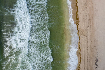Aerial photo of the beach