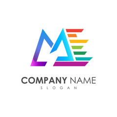 logo letter m, speed symbol using the initials m +  delivery logo quickly, express logo