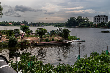 Fototapeta premium at the river banks in Binh Duong district of Ho Chi Minh City Vietnam