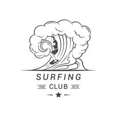 Surfing Club Logotype.