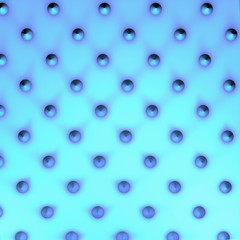 3D Blue Cone Abstract Pattern
