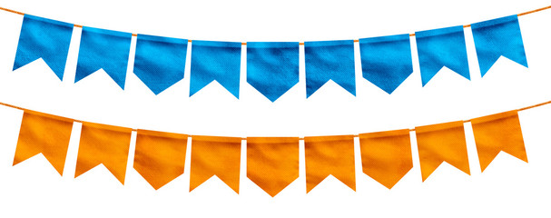 Bandeira Festa Junina varejo. Selo promocional 3d Brasil para festa de junho de cartão ou cartaz para férias. Selo São João e arraiá. Tipografia festiva