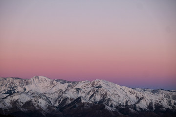 Fototapeta na wymiar Purple Kolob Canyon Sunrise