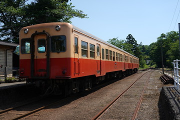 Fototapeta na wymiar Isumi rail in Chiba Japan