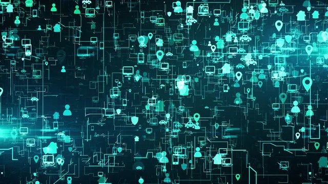 Global information technology of internet of things IOT big data network