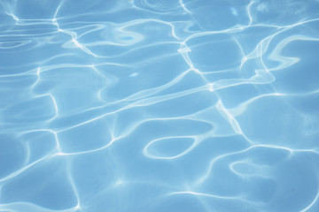 Fototapeta na wymiar Light blue water pool texture