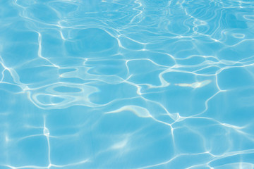 Fototapeta na wymiar Light blue water pool texture