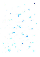 abstract background with drops of blue paint