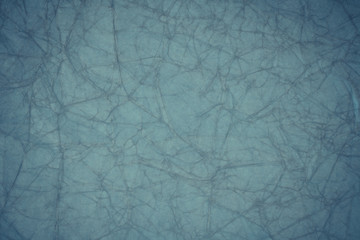 Obraz na płótnie Canvas Blue crumpled paper texture