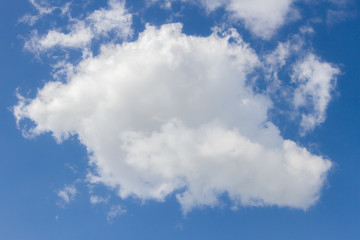 Blue sky and clouds