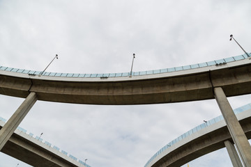Express freeway bridge