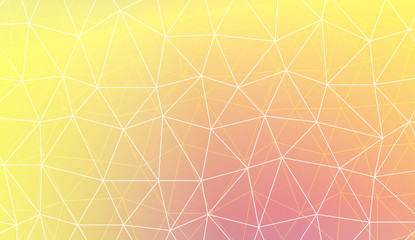 Modern geometrical abstract background with polygonal pattern with triangles elements Template for wallpaper, interior design, decoration, scrapbooking page. Vector illustration. Gradient color.