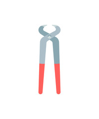 Flat Illustration of a Tongs