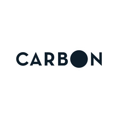 Carbon Text Logo Vector template
