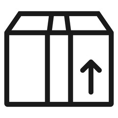 cargo - minimal line web icon. simple vector illustration. concept for infographic, website or app.