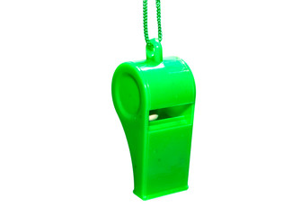 whistle isolated on white background