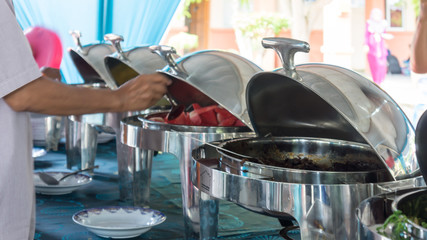 Food Buffet Catering Dining Eating Party Sharing Concept