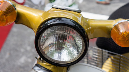 Front lamp of a motorcycle