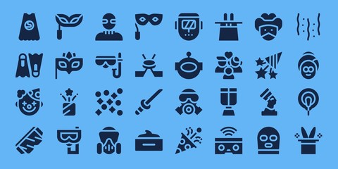 mask icon set