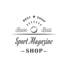 Baseball Magazine Logotype.
