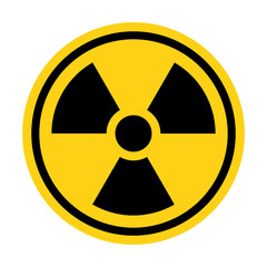 Danger warning circle yellow sign