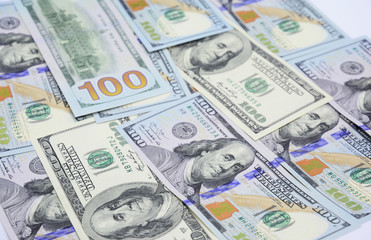 Currencies USD Photo. American Dollars Cash Money. One Hundred Dollar Banknotes. Currencies USD...
