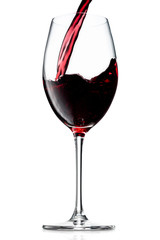 赤ワインをそそぎ入れる