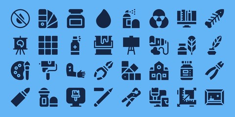 paint icon set