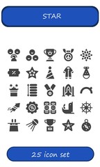 Fototapeta premium star icon set