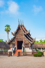 Wat Ton Kain, Old temple made from wood.