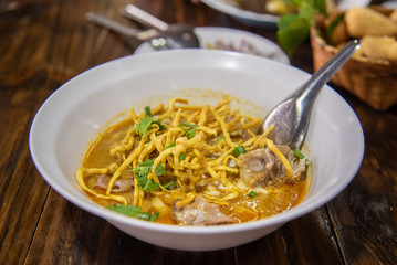 image of Curried Noodle Soup (Khao soi).