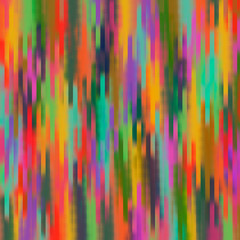 Abstract pixel colored pattern