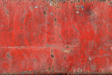 Corroded rusty metal plate
