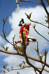 Flying Dancers at Tulum Mexico.